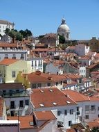 Old Town Roofs, portugal, Lisbon