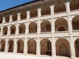 interior courtyard of la Vieille Charite