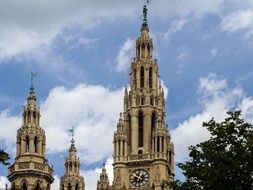 Tower Of The Vienna City Hall