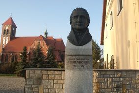 monument to the German poet Joseph Von Eichendorff