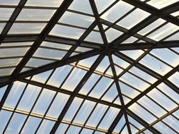 glass facade for indoor light