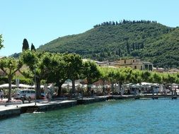 Landscape Picture of Garda lake in Italy