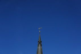 weathervane on the steeple of a church in Bavaria