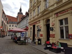 cityscape of downtown of Brandenburg