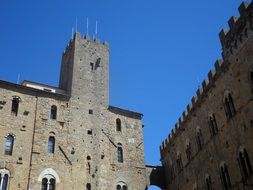 medieval palace in Volterra