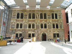 courtyard near the castle