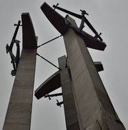 Monument to fallen shipyard workers in Gdansk