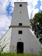 White church tower