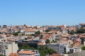 panorama of Lisbon in Portugal