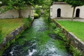 river in the territory of the monastery in Zwifalten