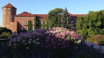 Wawel Castle in KrakÃ³w Poland