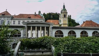 Museum Building at St. Nicholas's Church, Ljubljana, Slovenia