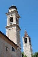 church under a clear sky in italy