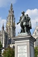 Statue Rubens in antwerp