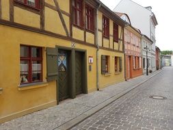 empty downtown of Brandenburg