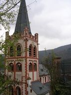 historic spire tower in Germany