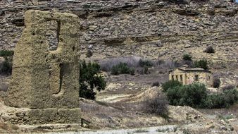 ruins of abandoned village in Ayios Sozomenos