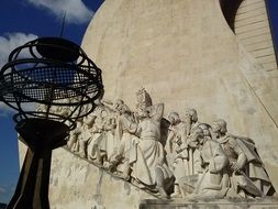 historical monument to sailors in portugal