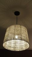 linen chandelier