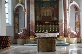 interior of Beuron Monastery