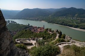 dilapidated ruins DÃ¼rnstein