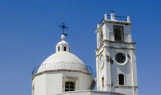 white church in Larnaca, Cyprus