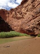 Sandstone in Utah Canyon