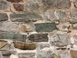 stone wall of a colonial building