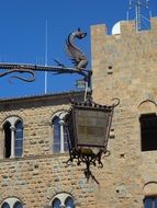 street light in Volterra