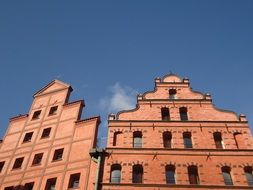 Old Town buildings in gable city