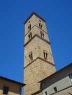 medieval building architecture with a tower