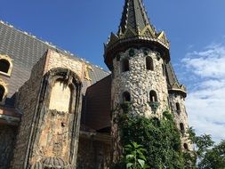 Castle of Ravadinovo, detail of spectacular attraction, bulgaria