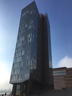 high modern Building at sky, germany, Hamburg