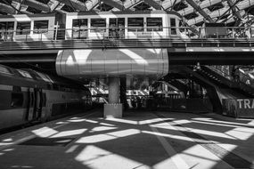black and white photo of Grand Central Station