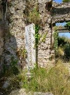 Buildings with plants in Side, Turkey