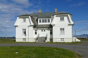 Historical facade in reykjavik