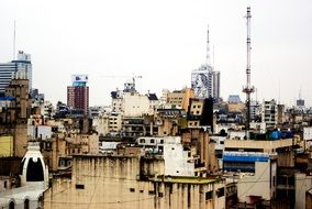 panorama of buildings in buenos aires