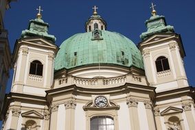 The Peterskirche is a Baroque Roman Catholic parish church in Vienna