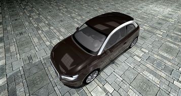 Audi Auto Chrome Rendering