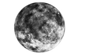 gray sphere on a white background