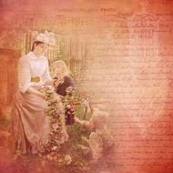 Scrapbook Paper Texture Art