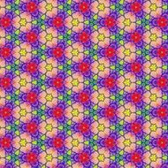 background with colorful geometric shapes