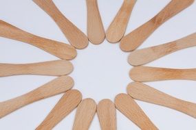 Popsicle Stick Star Wood