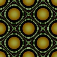 geometric pattern with spheres