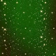 green background with Christmas stars