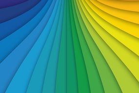 abstract pattern of waves of different colors