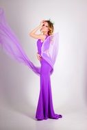 Girl Dress To The Floor