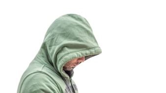 Isolated Transparent Man Hood