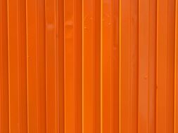 Orange Structure Container Metal
