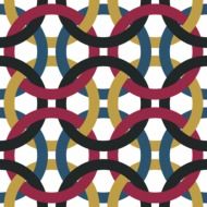 Vector Seamless Geometric Retro